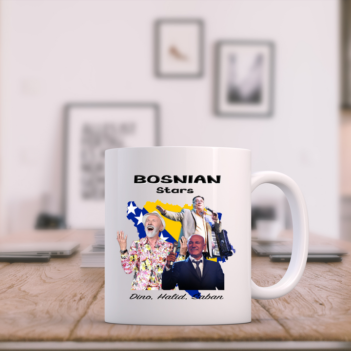 BOSNIAN STARS HALID DINO SABAN KUPA MUG (TEKLİ)