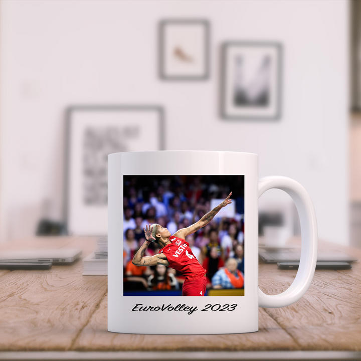 VOLEYBOL MİLLİ TAKIM VARGAS ÖRGE KUPA MUG (TEKLİ)