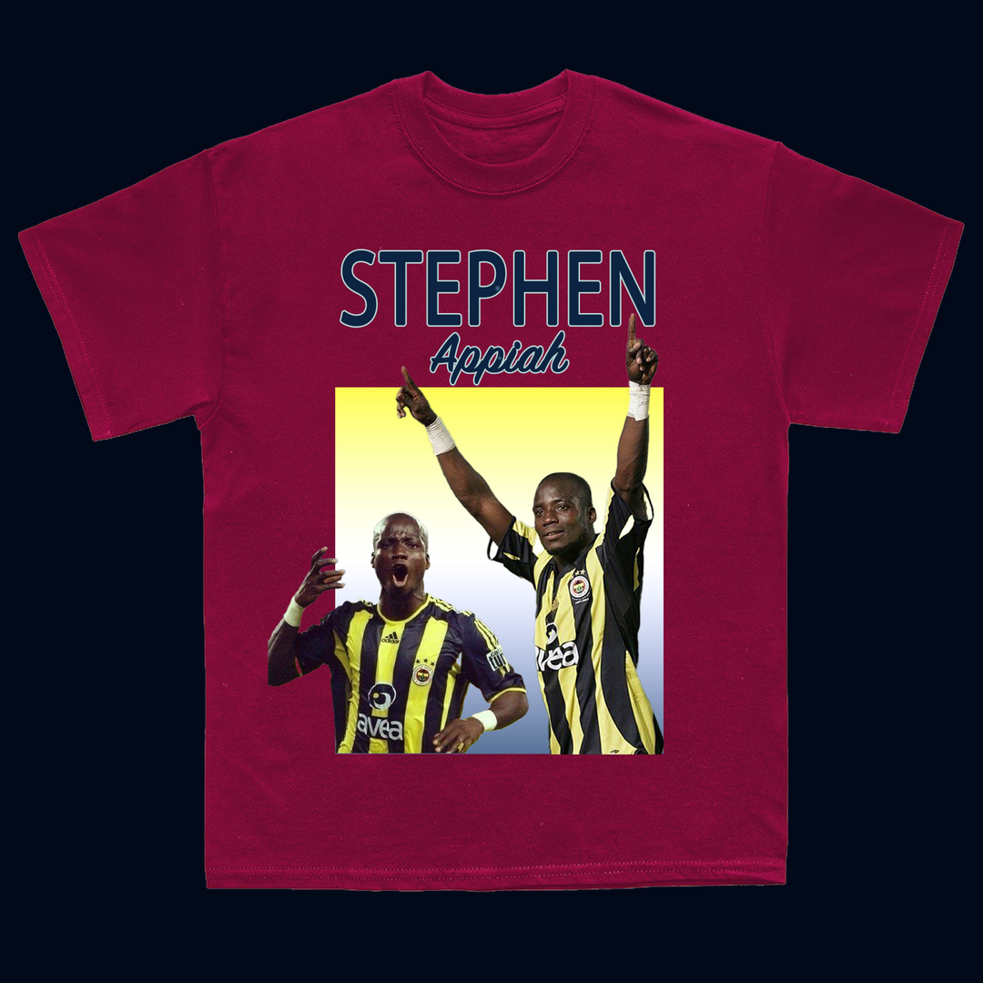 STEPHEN APPIAH Oversize %100 Baskılı Kısa Kollu T-Shirt