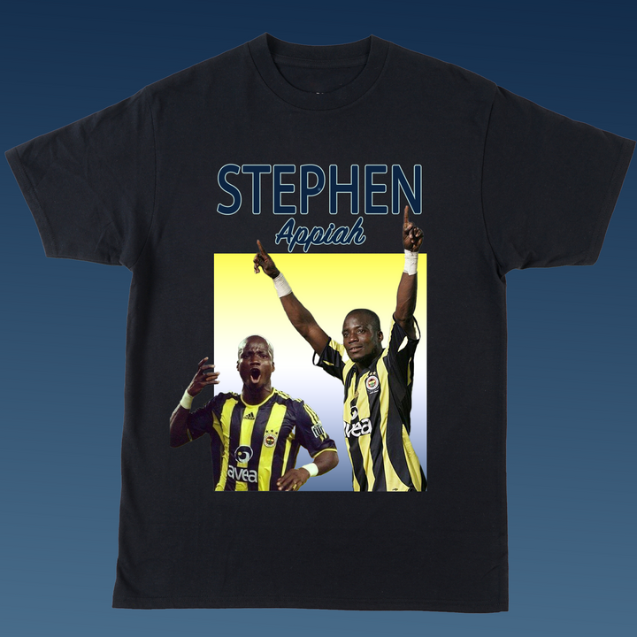 STEPHEN APPIAH Oversize %100 Baskılı Kısa Kollu T-Shirt