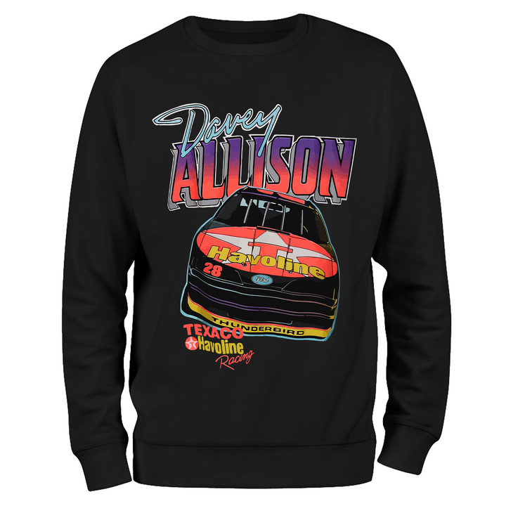 NASCAR Araba Siyah Regular Fit Sweatshirt