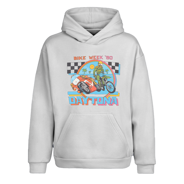 DAYTONA MOTORSİKLET BIKE Oversize Hoodie Kapüşonlu Sweatshirt