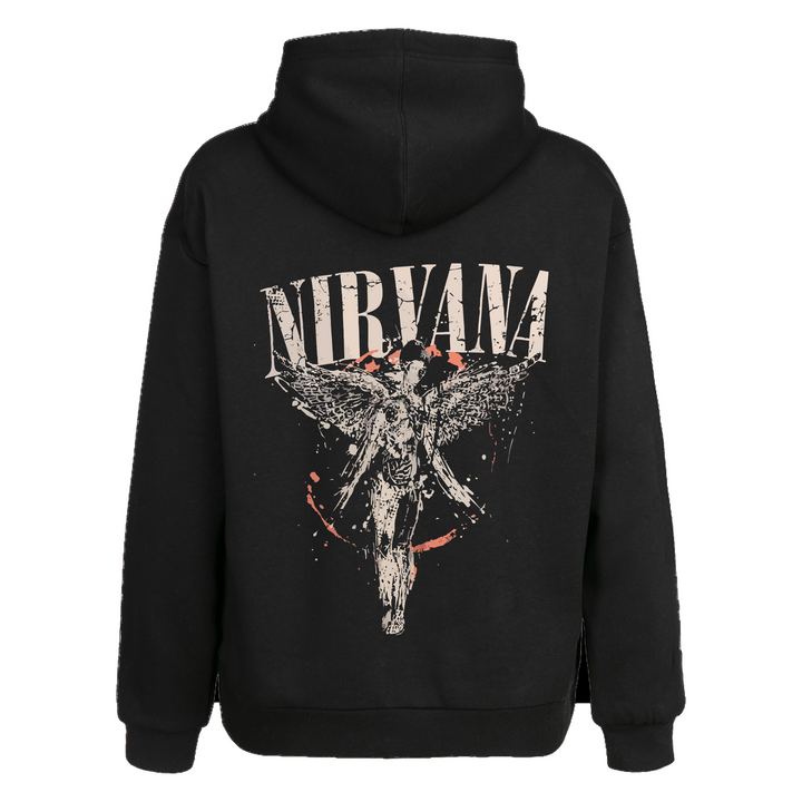 NIRVANA Oversize Hoodie Kapüşonlu Sweatshirt