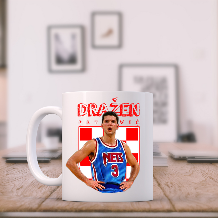 DRAZEN PETROVIC KUPA MUG (TEKLİ)