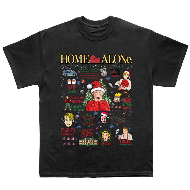 Christmas Noel Home Alone Oversize Fit T-Shirt