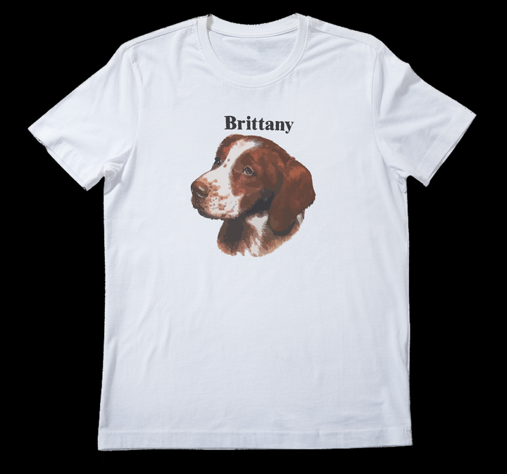 BRITTANY DOG Oversize Fit %100 Baskılı Kısa Kollu T-shirt