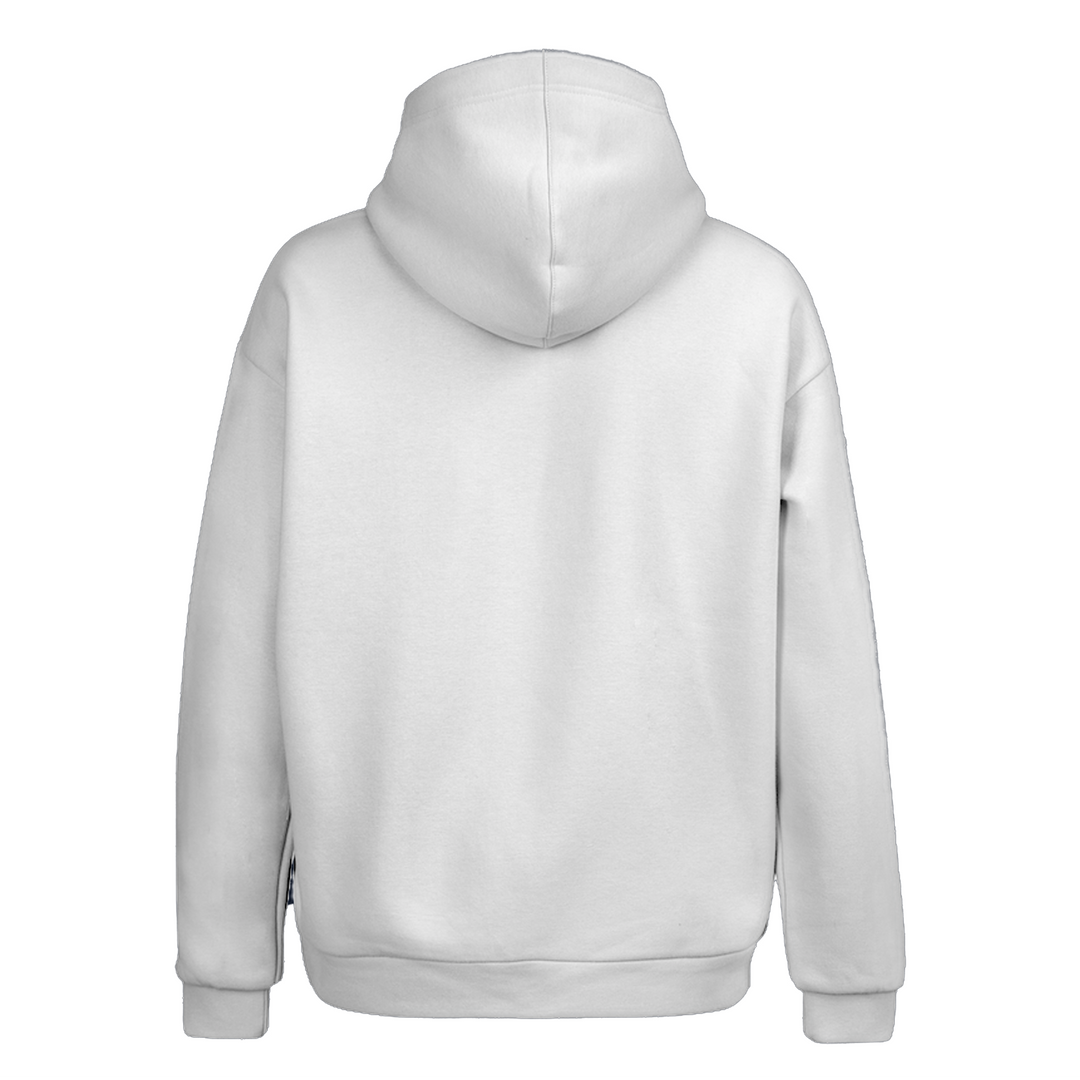 Basic Oversize Hoodie - Beyaz