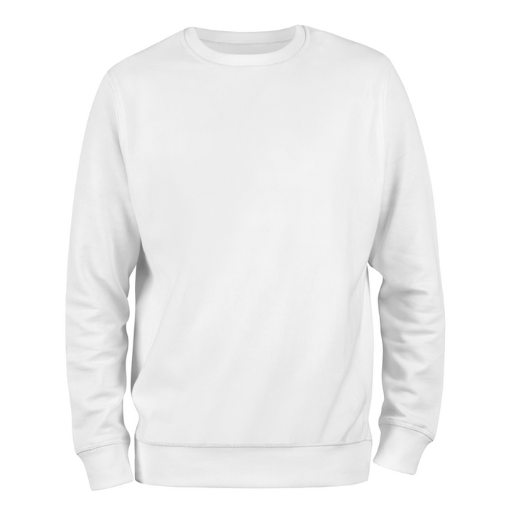 Basic Regular Fit Sweatshirt - Beyaz