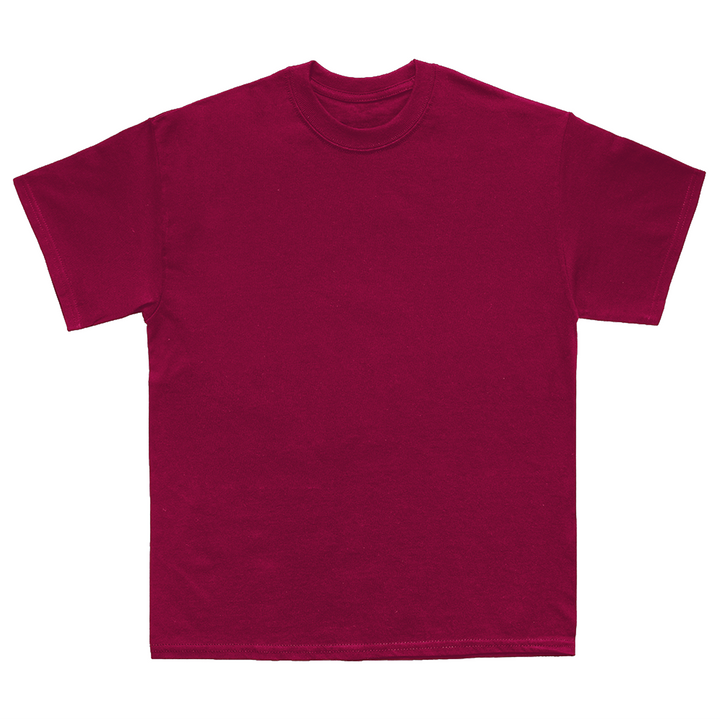 Basic Regular T-Shirt - Bordo