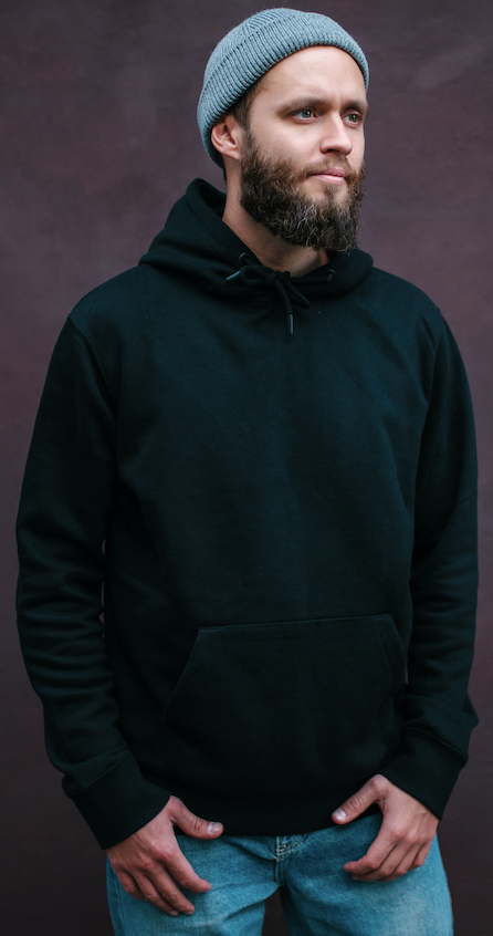 Basic Oversize Hoodie - Siyah