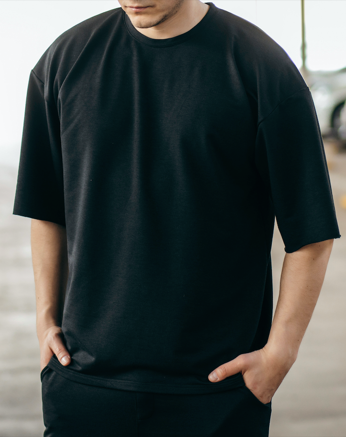 Basic Oversize T-Shirt - Siyah