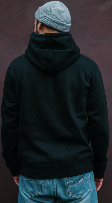 Basic Oversize Hoodie - Siyah