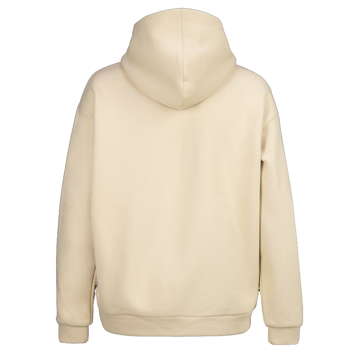 Basic Oversize Hoodie - Krem