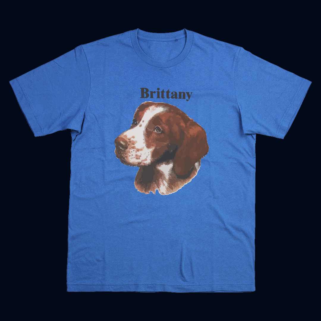 BRITTANY DOG Oversize Fit %100 Baskılı Kısa Kollu T-shirt