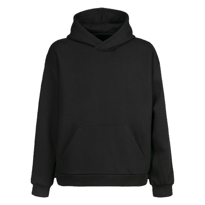 Basic Oversize Hoodie - Siyah