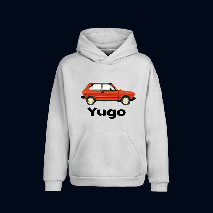 YUGO BALKAN Oversize Hoodie Kapüşonlu Sweatshirt