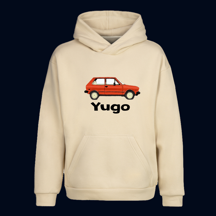 YUGO BALKAN Oversize Hoodie Kapüşonlu Sweatshirt