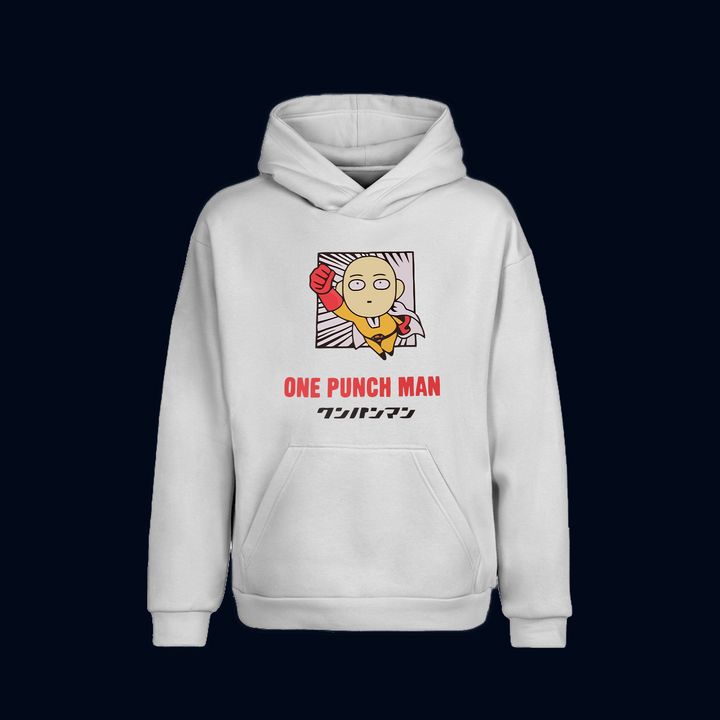 ONE PUNCH MAN Anime Oversize Hoodie Kapüşonlu Sweatshirt