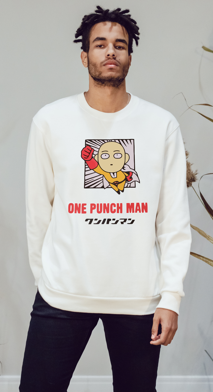 ONE PUNCH MAN Anime Relax Fit Sweatshirt