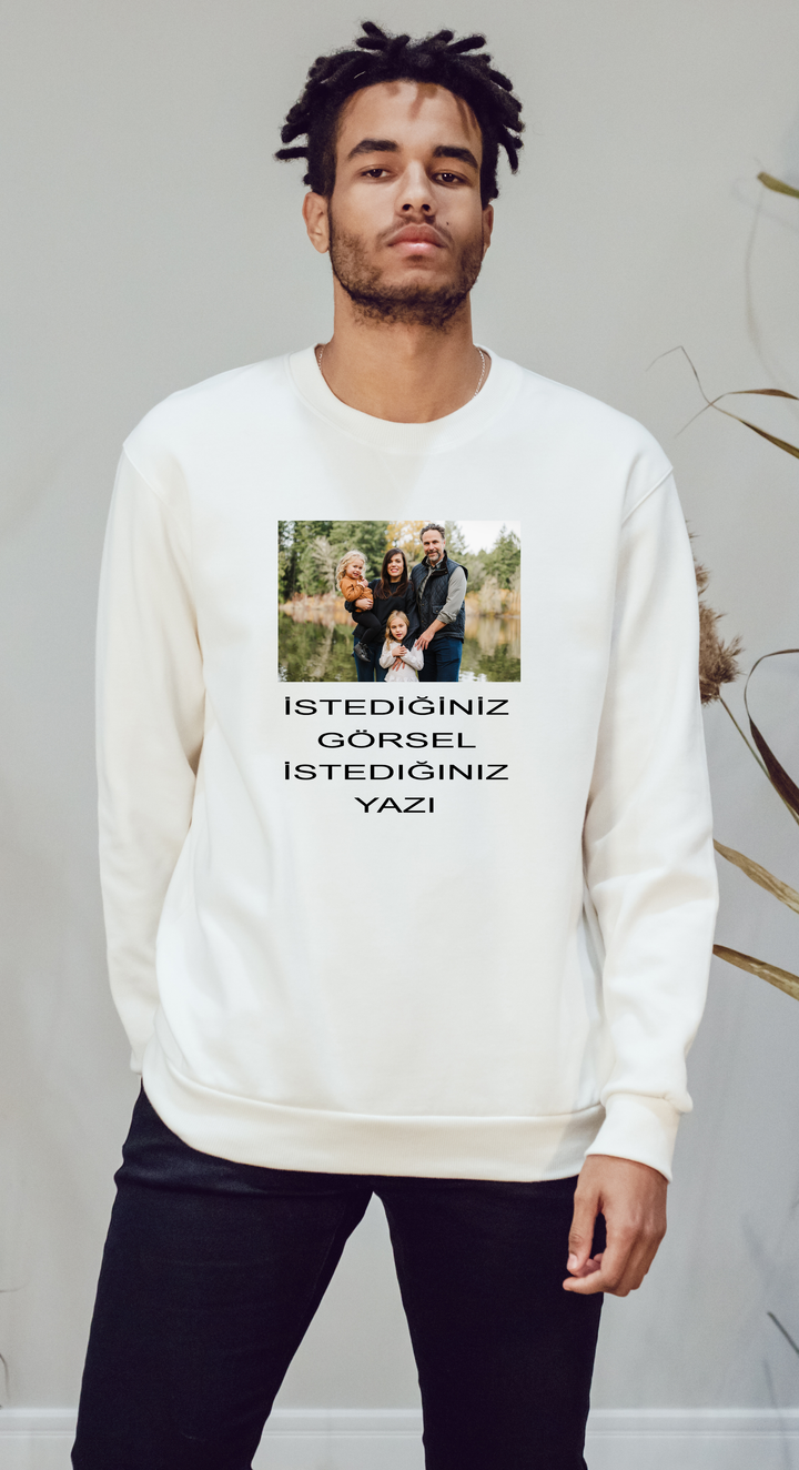 KİŞİYE ÖZEL Relax Fit Sweatshirt