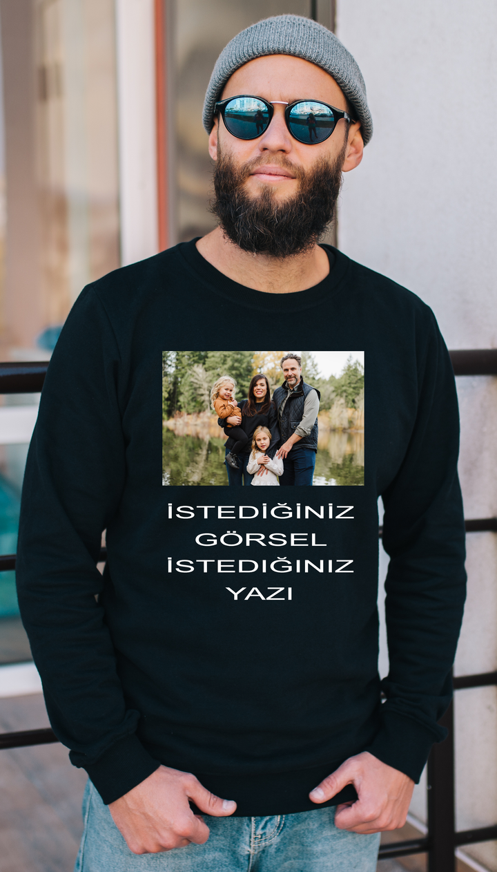 KİŞİYE ÖZEL Relax Fit Sweatshirt