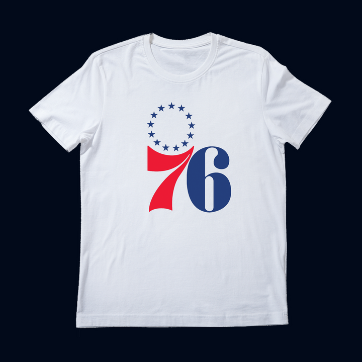 Philadelphia 76ers Beyaz oversize Fit T-Shirt