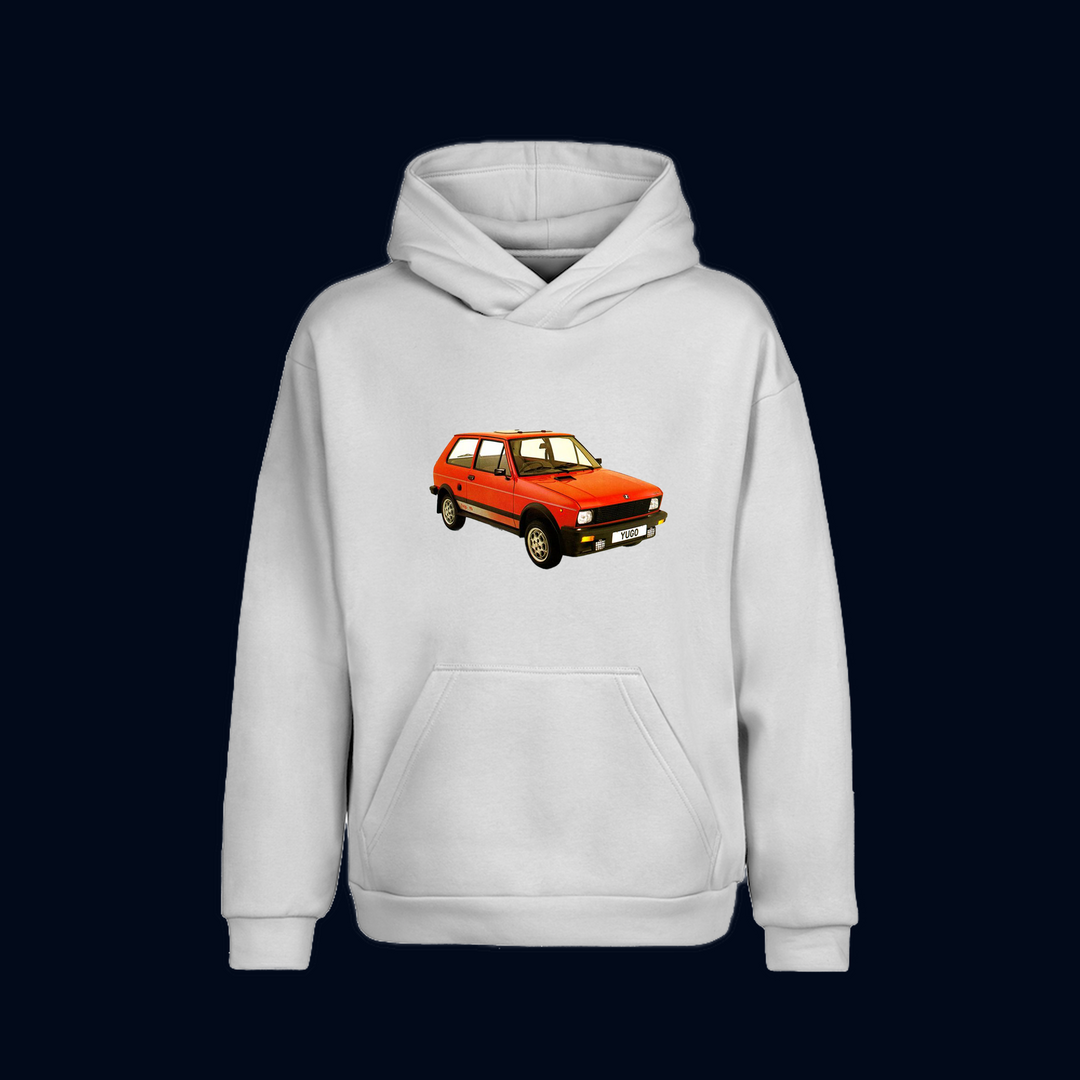 YUGO BALKAN Oversize Hoodie Kapüşonlu Sweatshirt