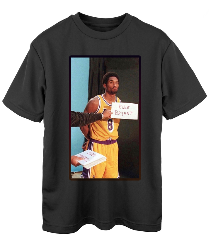 Siyah Oversize Kobe Bryant T-Shirt