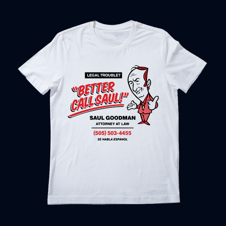 BETTER CALL SAUL Beyaz oversize Fit T-Shirt