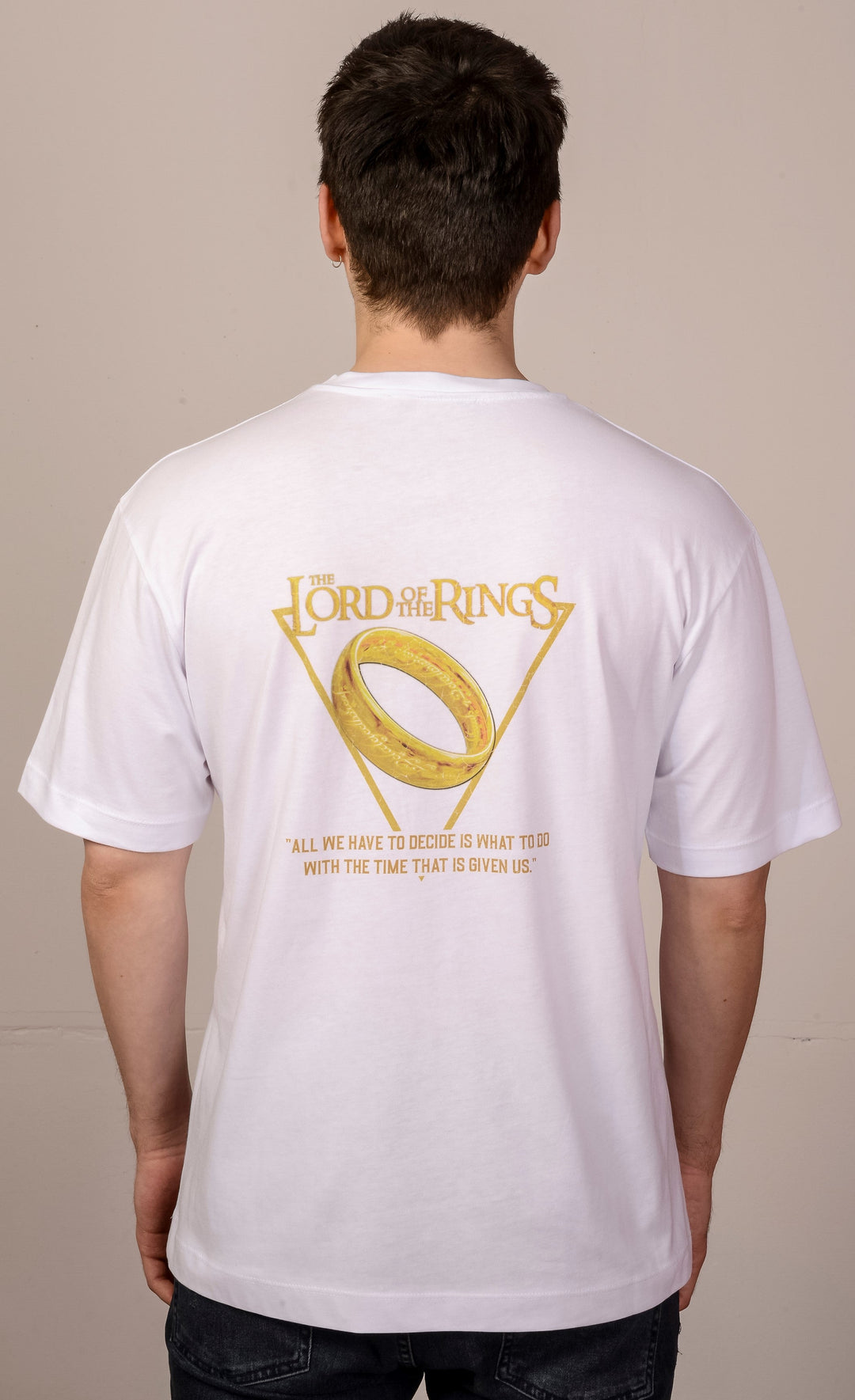 Oversize Lord Of The Rings Yüzüklerin Efendisi T-Shirt