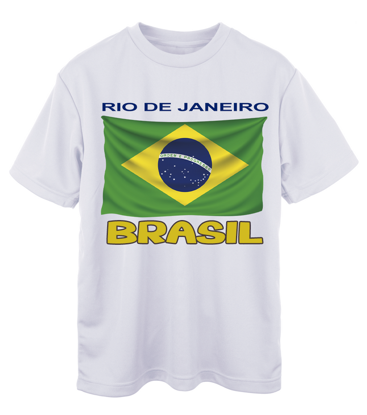 Beyaz Oversize Brazil Rio T-Shirt