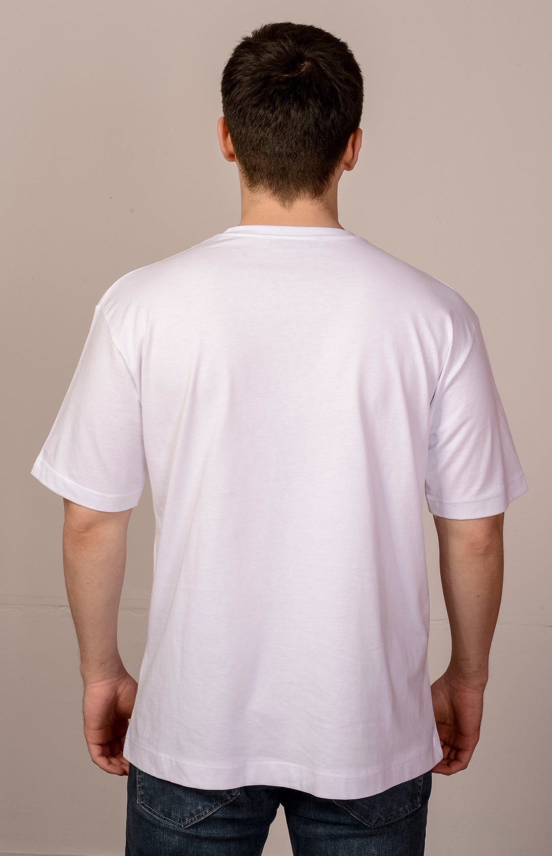 Beyaz Oversize Ayçiçek T-Shirt