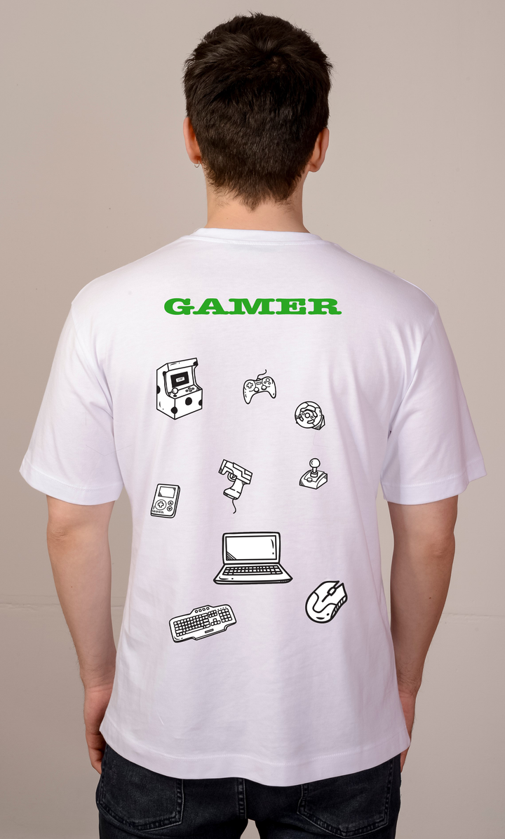 Oversize Gamer Oyuncu T-Shirt