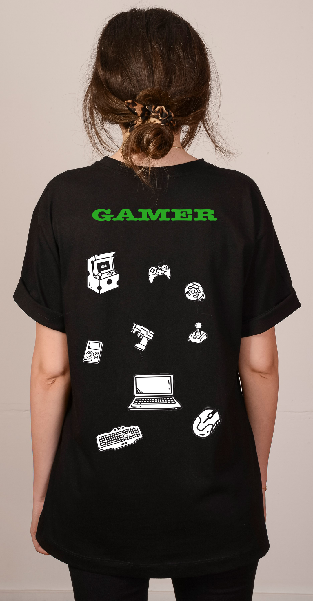 Oversize Gamer Oyuncu T-Shirt