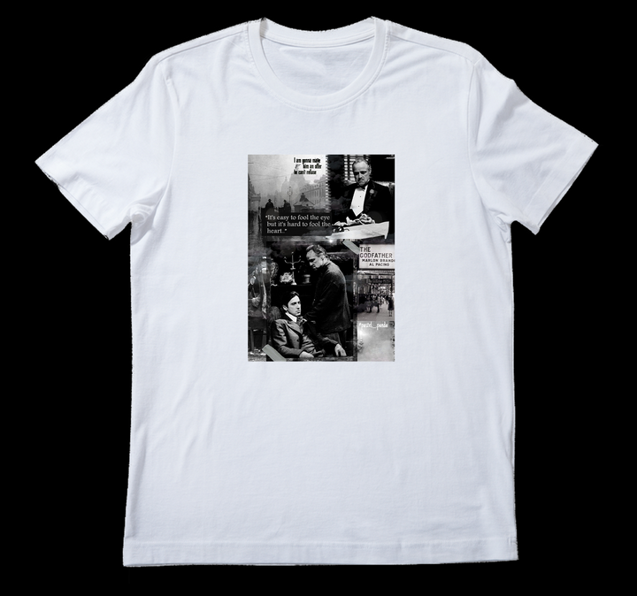 THE GODFATHER Beyaz Oversize T-Shirt