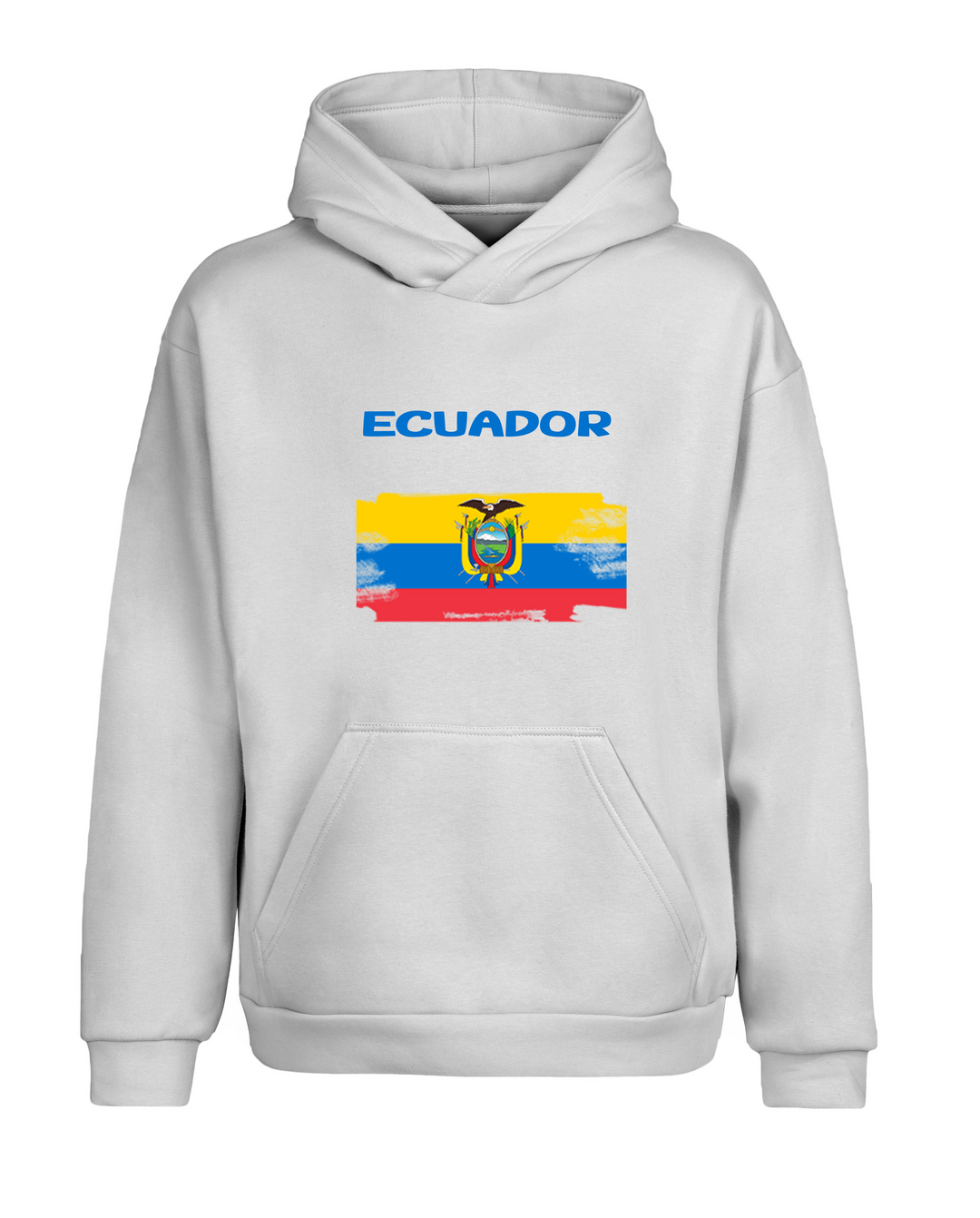 Oversize Ecuador Ekvador Kapüşonlu Hoodie Sweatshirt