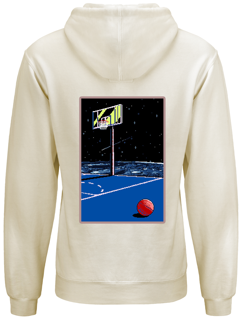 Oversize Basketball Kapüşonlu Hoodie Sweatshirt