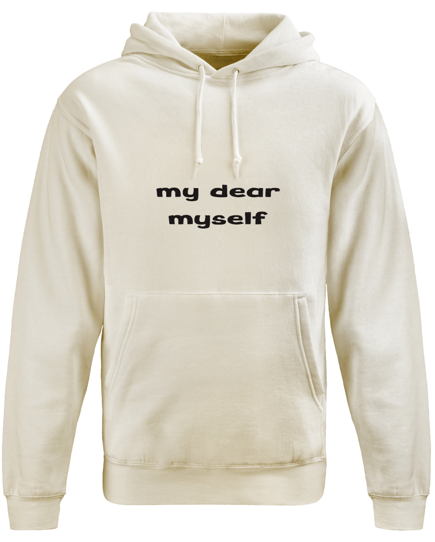 Relax Fit My Dear Myself Kapüşonlu Hoodie Sweatshirt