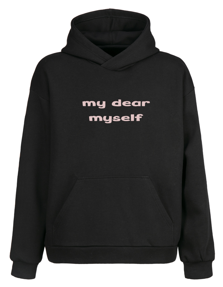 Relax Fit My Dear Myself Kapüşonlu Hoodie Sweatshirt