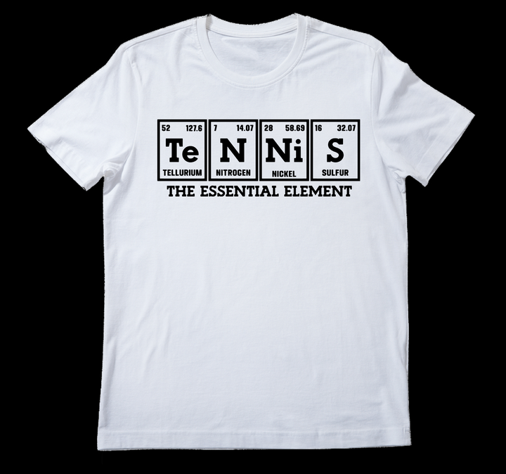 Beyaz oversize Fit Tennis Tenis T-Shirt