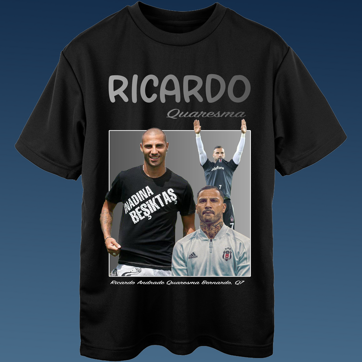 RICARDO QUARESMA Q7 Siyah Oversize T-Shirt