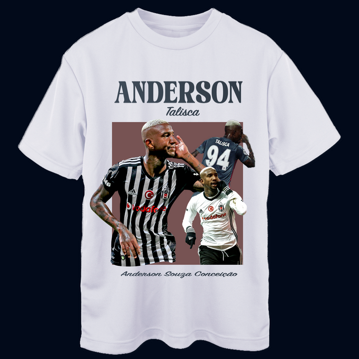 Anderson Talisca Beyaz Oversize T-Shirt