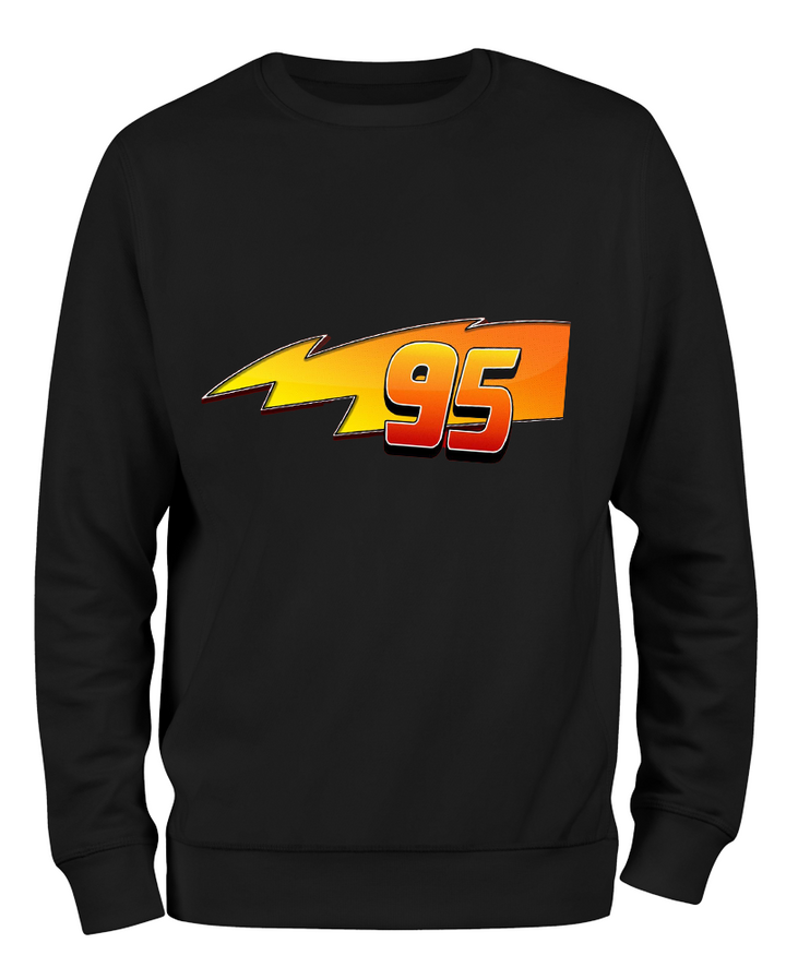 Siyah Relax Fit Cars Sweatshirt