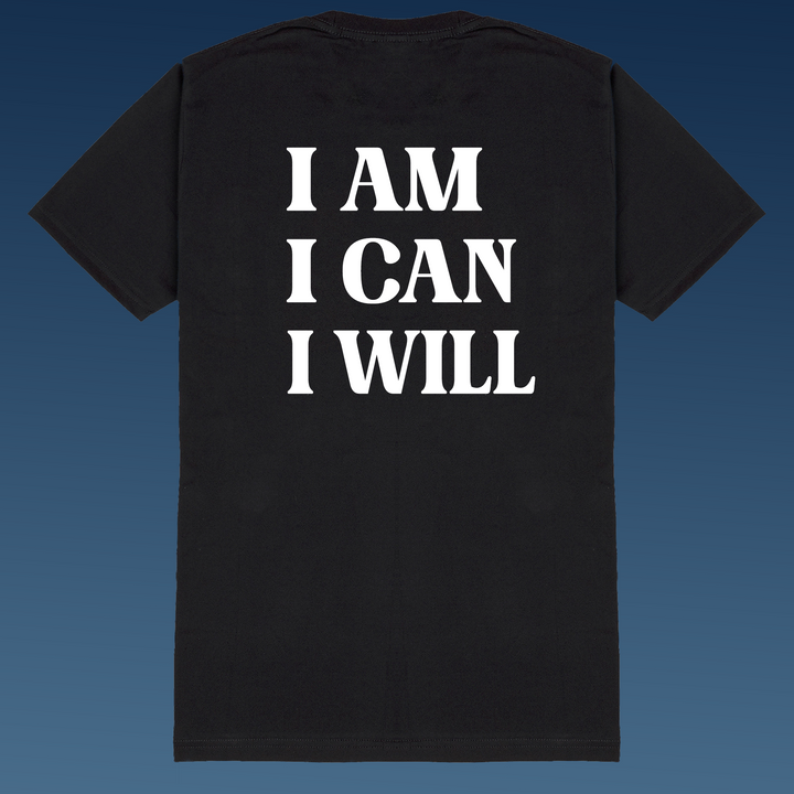 I AM I CAN I WILL Oversize Kısa Kollu T-Shirt