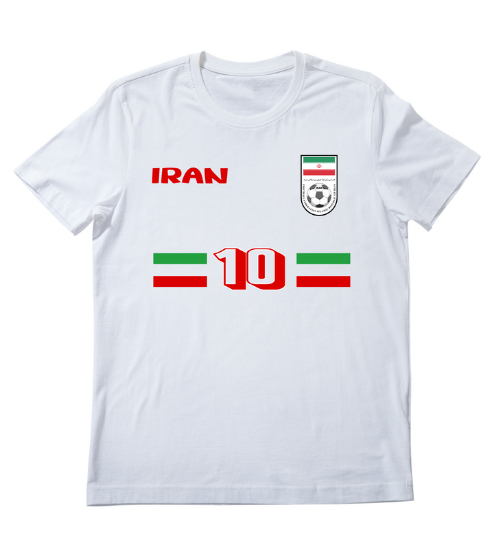 Beyaz oversize Fit İran Iran T-Shirt