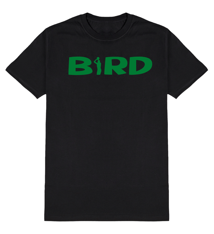 Siyah oversize Fit Larry Bird T-Shirt