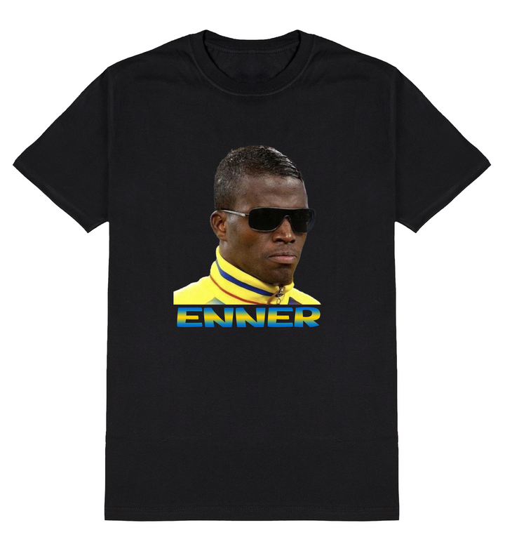 Siyah oversize Fit Enner Valencia GOAT T-Shirt