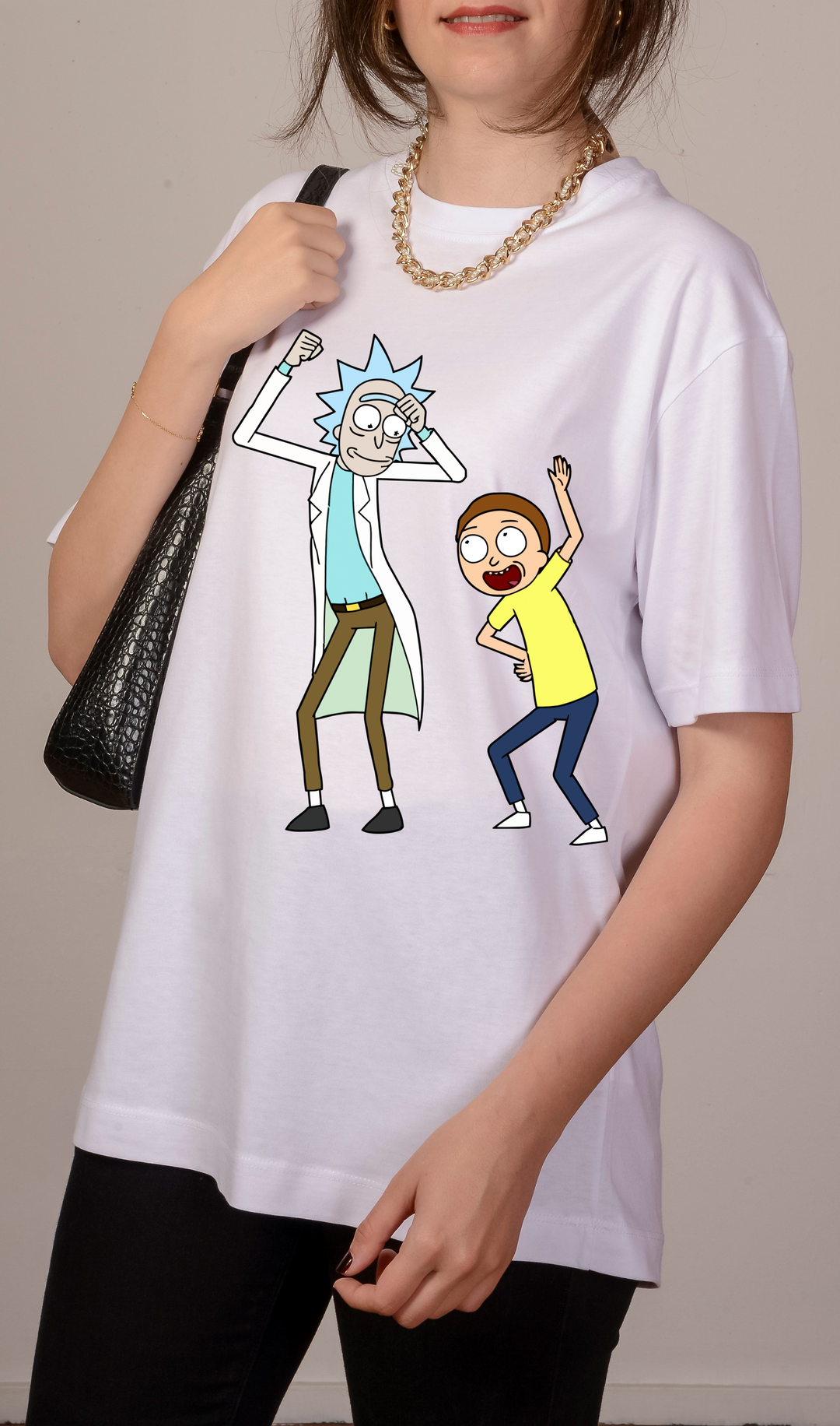 Oversize Rick and Morty T-Shirt