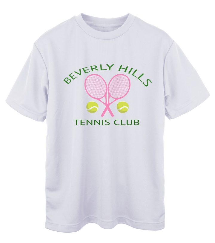 Beyaz Oversize Tenis Tennis Beverly T-Shirt