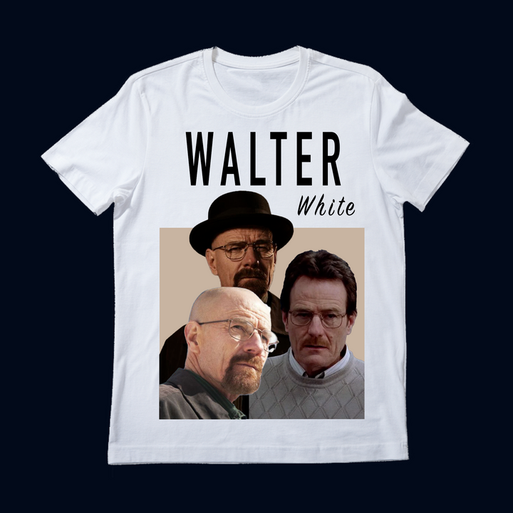 WALTER WHITE Breaking Bad Siyah Oversize Kısa Kollu T-Shirt